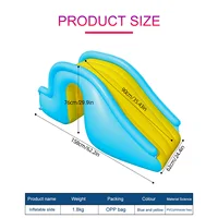 Inflatable Pool Water Slide With Wider Steps Baby Bath Toys Kids Swimming Water Play Toy Recreation Facilit For Outdoor Indoor 1