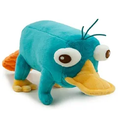 Fluffy 28cm Platypus Plush Toy - Soft Stuffed Animal Doll (28CM)