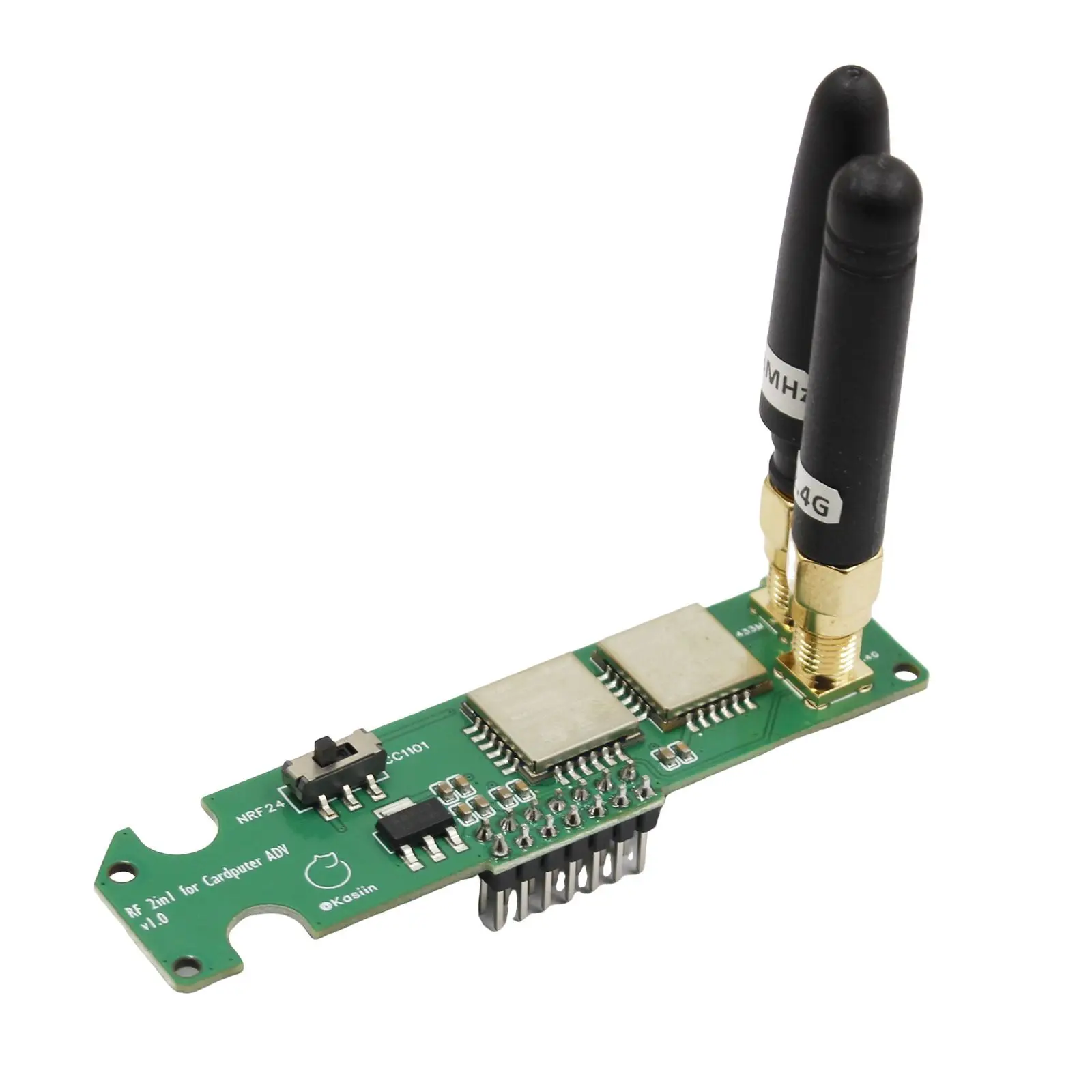 CC1101 & NRF24 2-in-1 ADV RF Testing Module for M5Stack Cardputer SubGHz Transceiver & 2.4G Jammer Works with Bruce Firmware