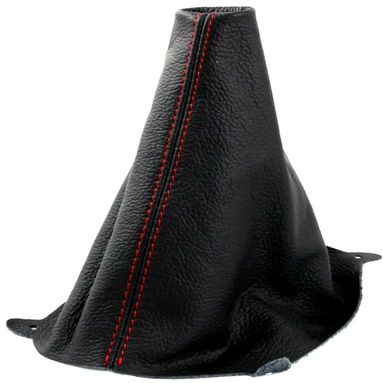 ForFordFiestaMk720082013RedStitchBlackLeatherGearStickKnob