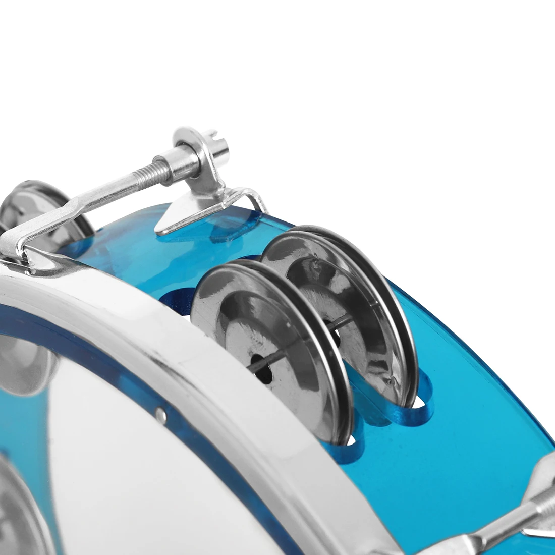 8 Inch M MBAT Hand Drum Tambourine Double Row Self-Tuning Tone Jingles Bell Musical Educational Toys Gifts Percussion Instrument