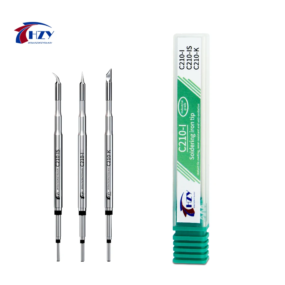 thumbnail image 2 of MECHANIC C210 Lead-free Soldering Tip, JBC C210 T210 T26 T26D S21 Tips Fast Heating C210 I Is K Head For Smd Welding I.946969855 2 of 12
