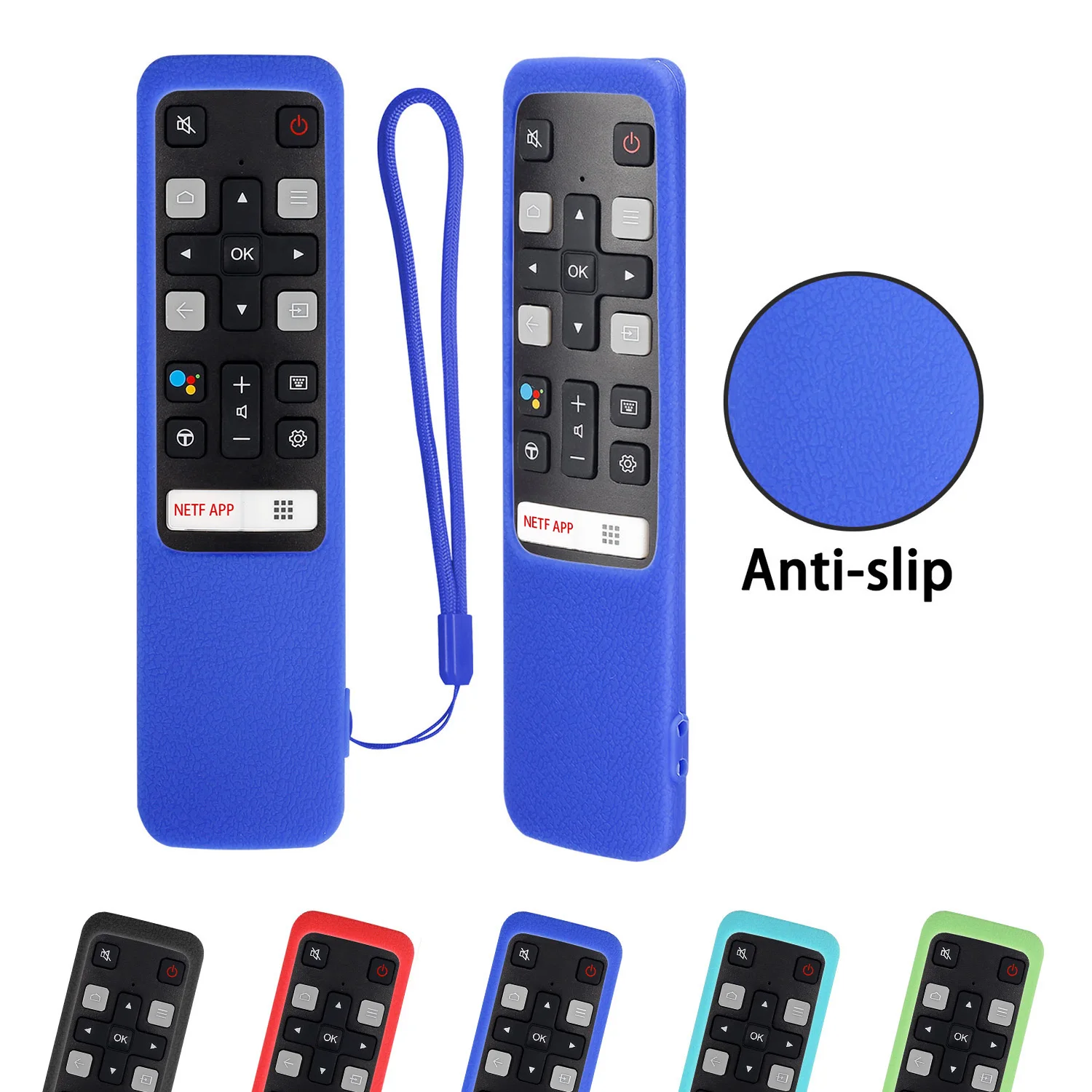Voice Remote Control Protective Case for TCL Android 4K Smart TVs