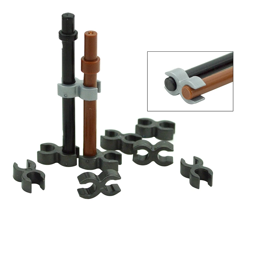 WW2 군사 MOC 무기 가시 와이어 베이스 게이트 부품 벽돌 호환 30104 92338 체인 펜스 메쉬 절연 네트 빌딩 블록