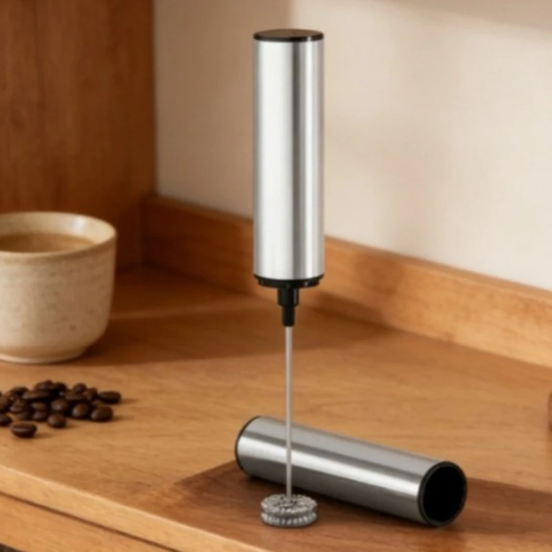 Electric Milk Frother Household 3 Speeds Rechargeable Coffee Blender Covered Storage Milk Drink Coffee Cooking Tool Food Mixer 1