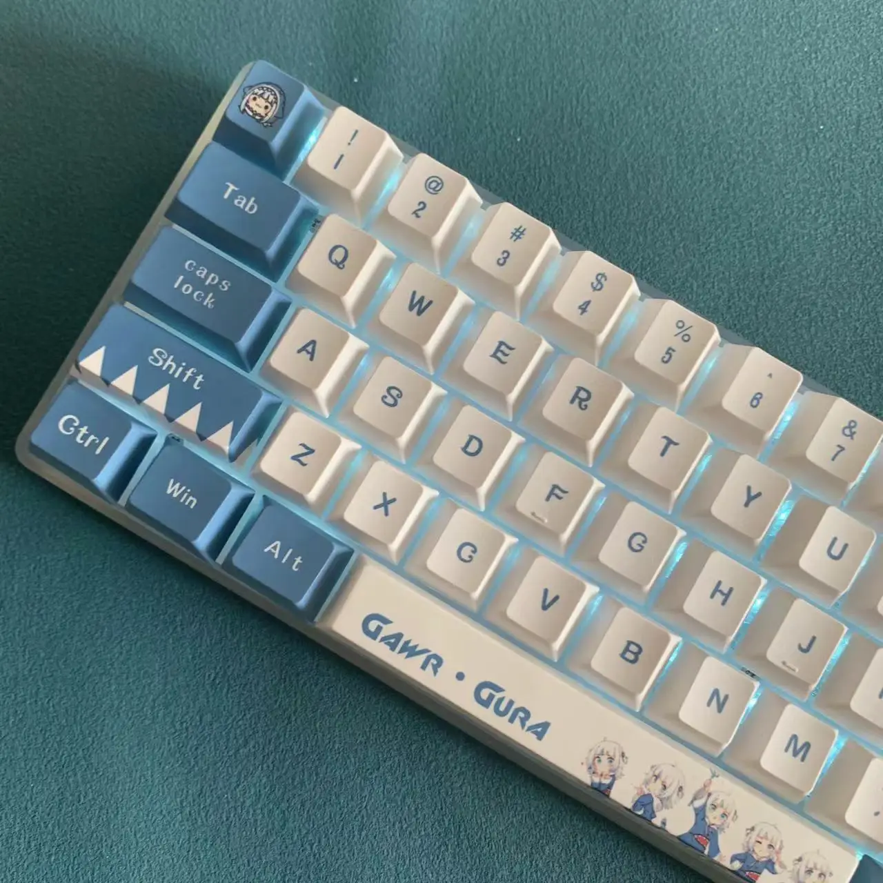 PBT, DYE Sublimação Cherry MX, Cruz Eixo