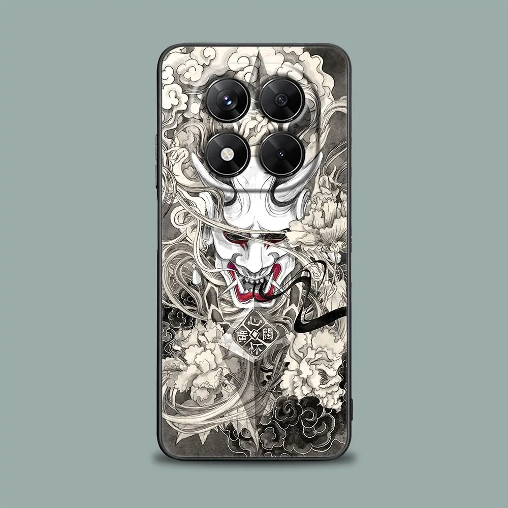 Japanese Art Samurai Ninja Soft Phone Case Cover