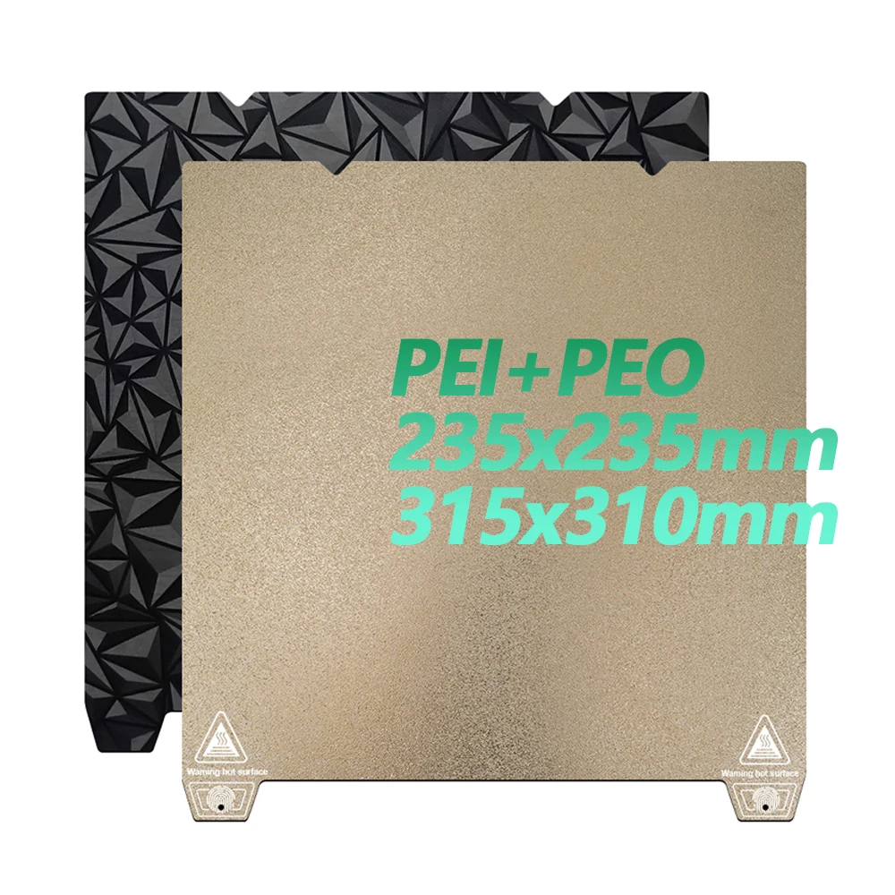 

Upgrade Heated Bed For Creality K1 235x235/315x310mm Double Side PEO PEI Magnetic Base Build Plate For Ender 3 S1/S1 Pro