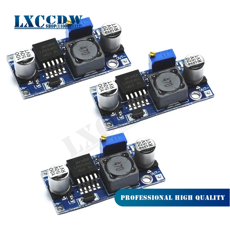 5Pcs Dc-Dc Step Down Modulo Convertitore Lm2596 Dc Regolatore Di Tensione Regolabile Nuovo