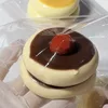 Simulation Soufflé Fiddy Squeeze Toy Decompression Pressure Relief Squishy Fingertip Toy Blueberry Strawberry Slow Rebound Toy 3