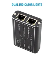 Gigabit POE Extender 2 Port 100/1000M Network Switch Repeater 30W IEEE802.3af/at Plug&Play for PoE Switch NVR IP Camera 2