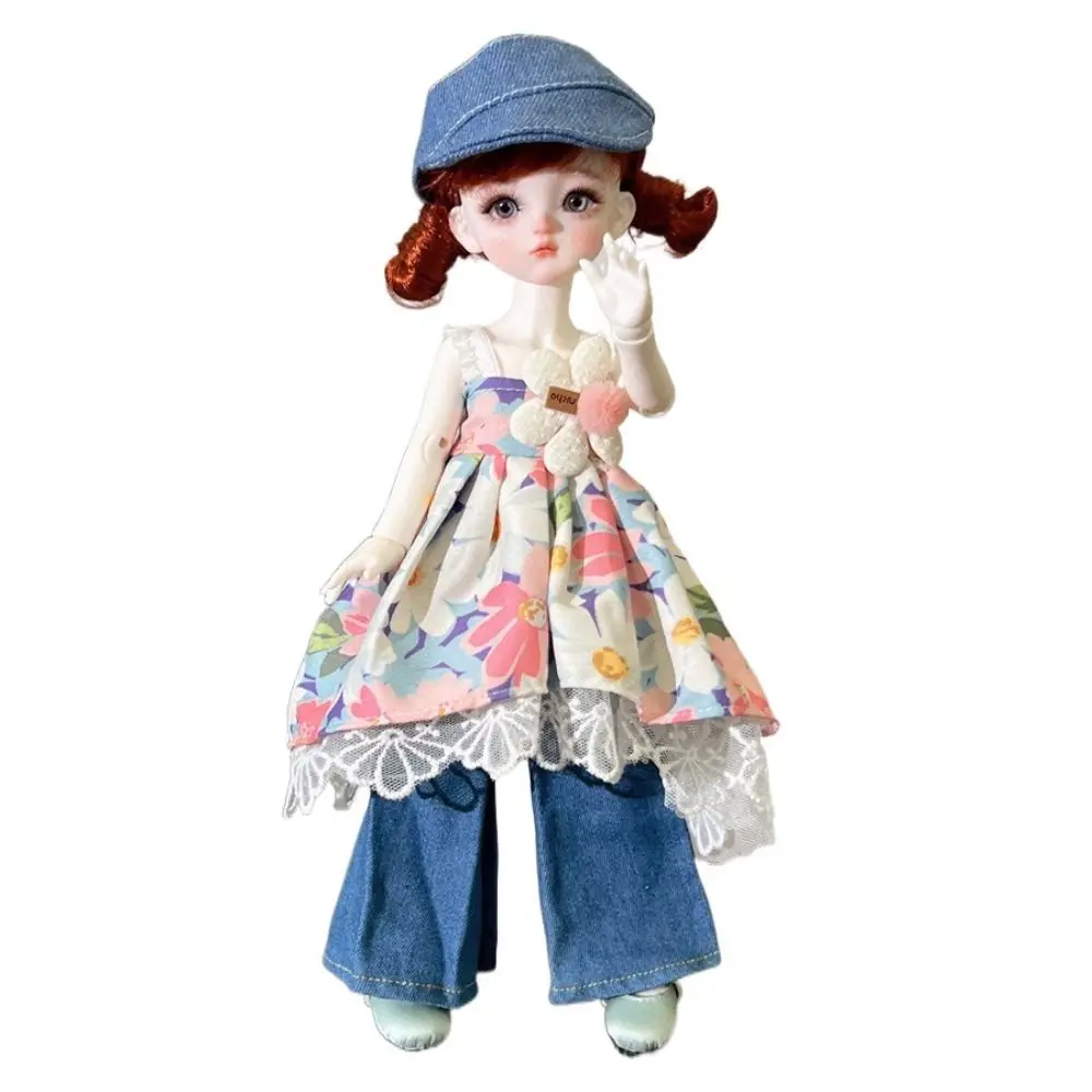 Trendige Mode 30 cm Puppenkleidung Hübsches lässiges 1/6 BJD Puppen-Outfit-Set Niedliches Puppenkleid (keine Puppen und Schuhe) – Detail 4