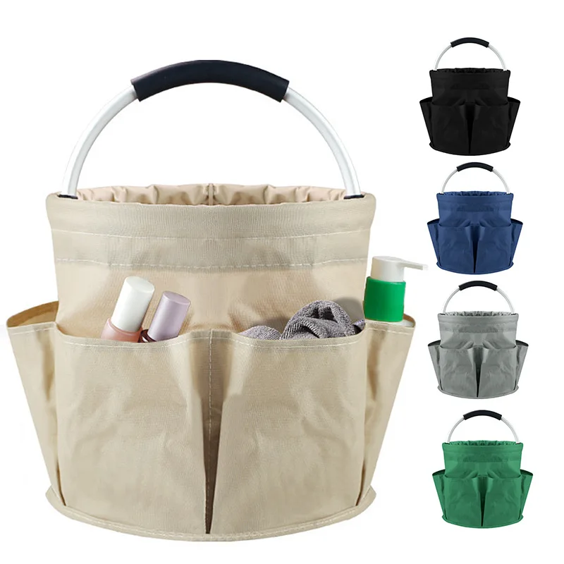 Portable Storage Basket, Garden Tool Basket, Outdoor Picnic Basket, Toiletry Bag, Travel, Bath and Swimming Storage Bag