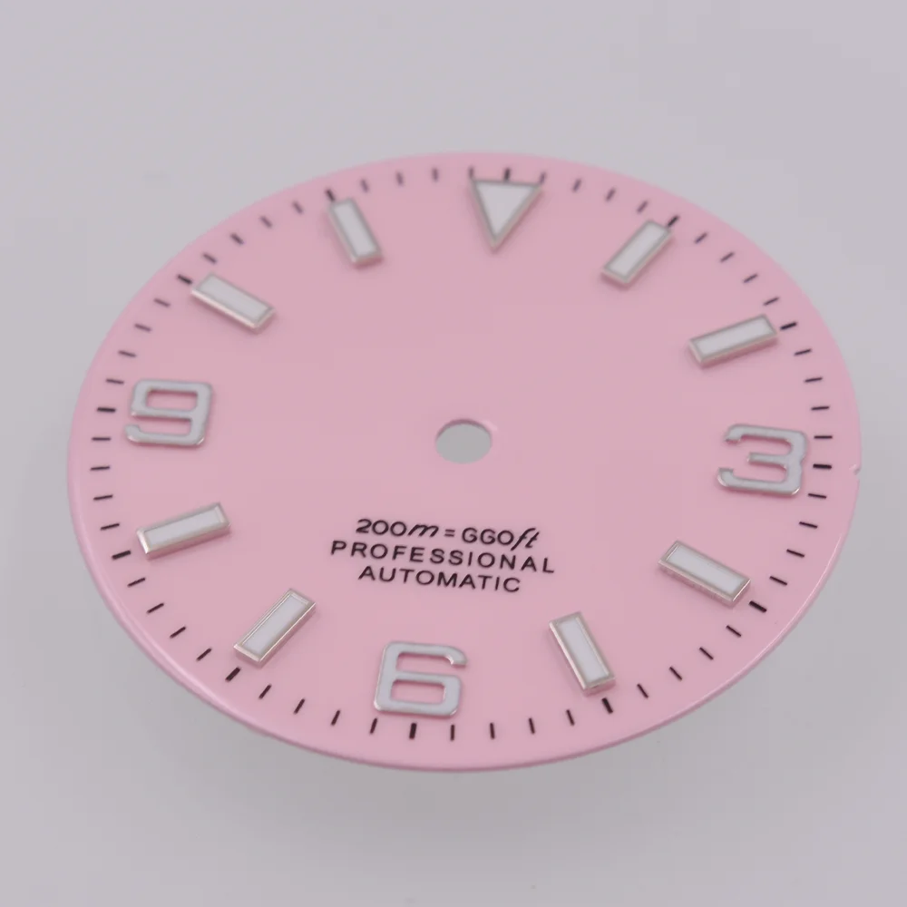 Blue green Luminous 29mm Watch Dial Sterile For NH35 NH36 PT5000 ETA 2824 2836 Miyota 8215 8205 821A DG2813 Movement Accessory