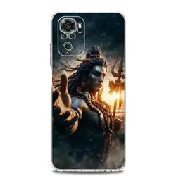 Elegant Phone Case Featuring Lord Shiva and Buddha - Inspired by Indian Artistry for Genuine Leather (B7)