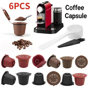 Capsules de thé réutilisables pour machine, acajou spécial T St9662, filtre  à café de recharge, support de dosettes, accessoires de cuisine