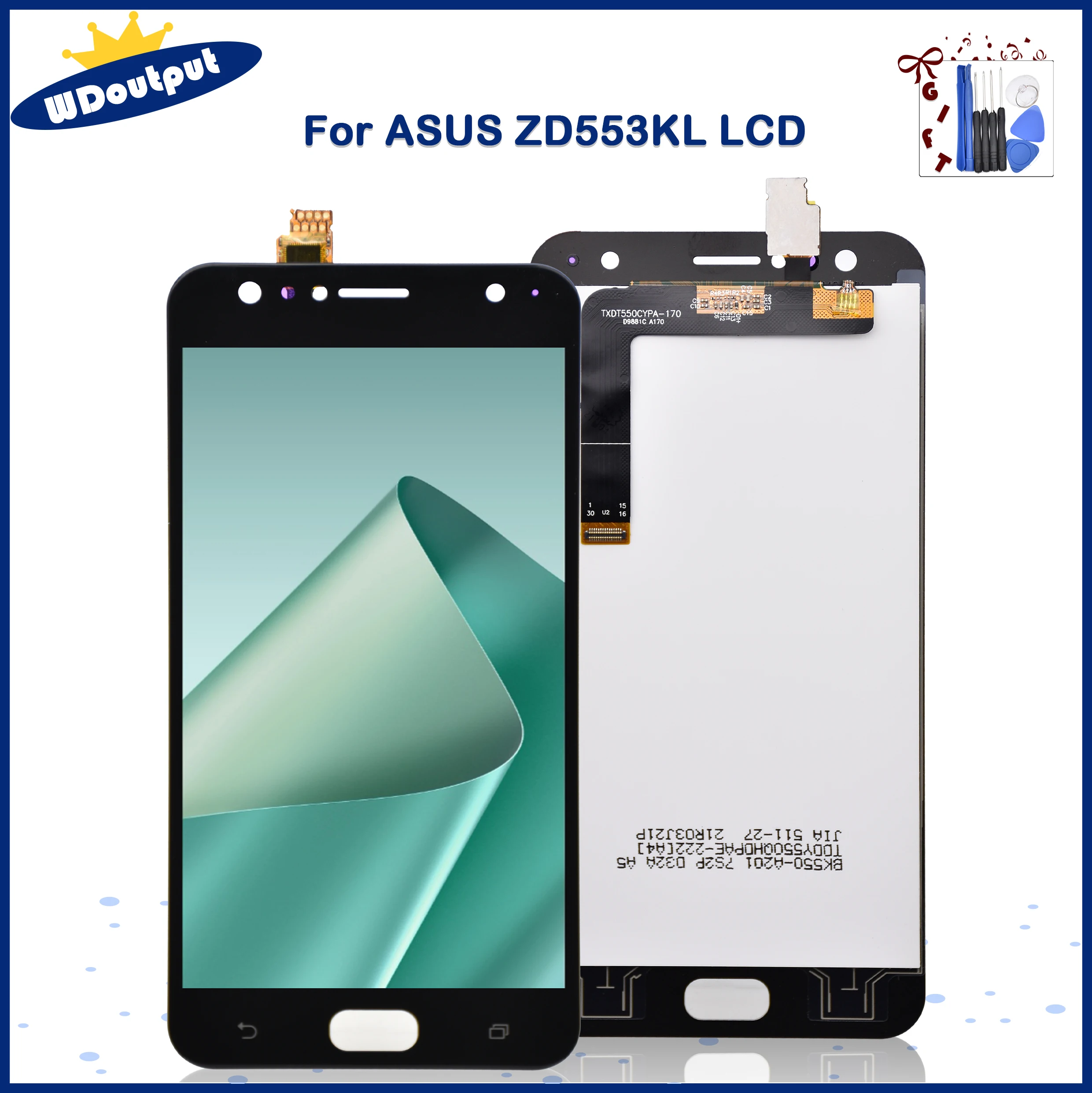 

5.5"Inch Original For ASUS Zenfone 4 Selfie ZD553KL X00LD LCD Display Panel Touch Screen Digitizer With Frame