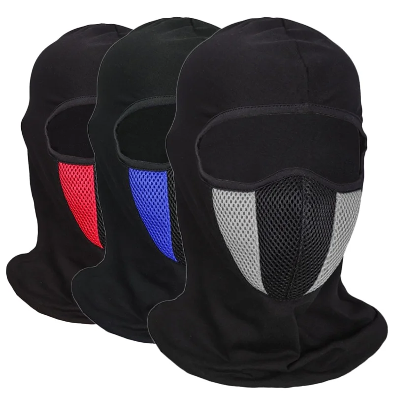 Breathable Full Face Mask Hat for Women Motorcycle Balaclava for Men Women Cycling Sports Dustproof Windproof Scarf Headgear 2