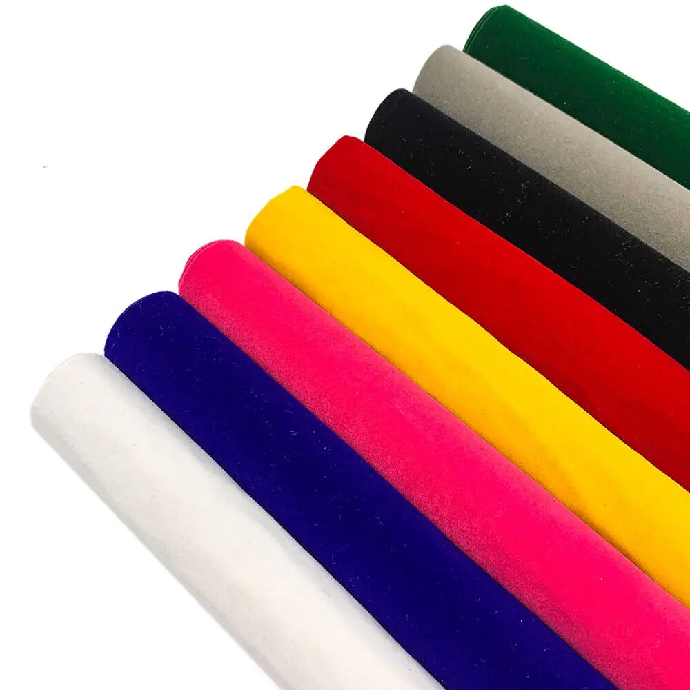 Luxurious Velvet Self-Adhesive Fabric Roll - Perfect for Jewelry, Crafts, and Home Decor