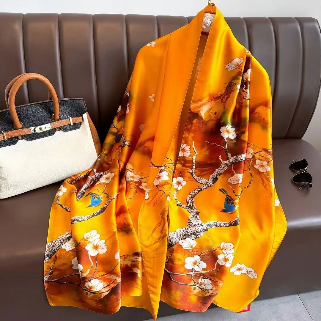 Silky Scarves Pashmina Shawls Feather Scarf Scarf Accessories Knitting Scarf Women Tassel Shawl
