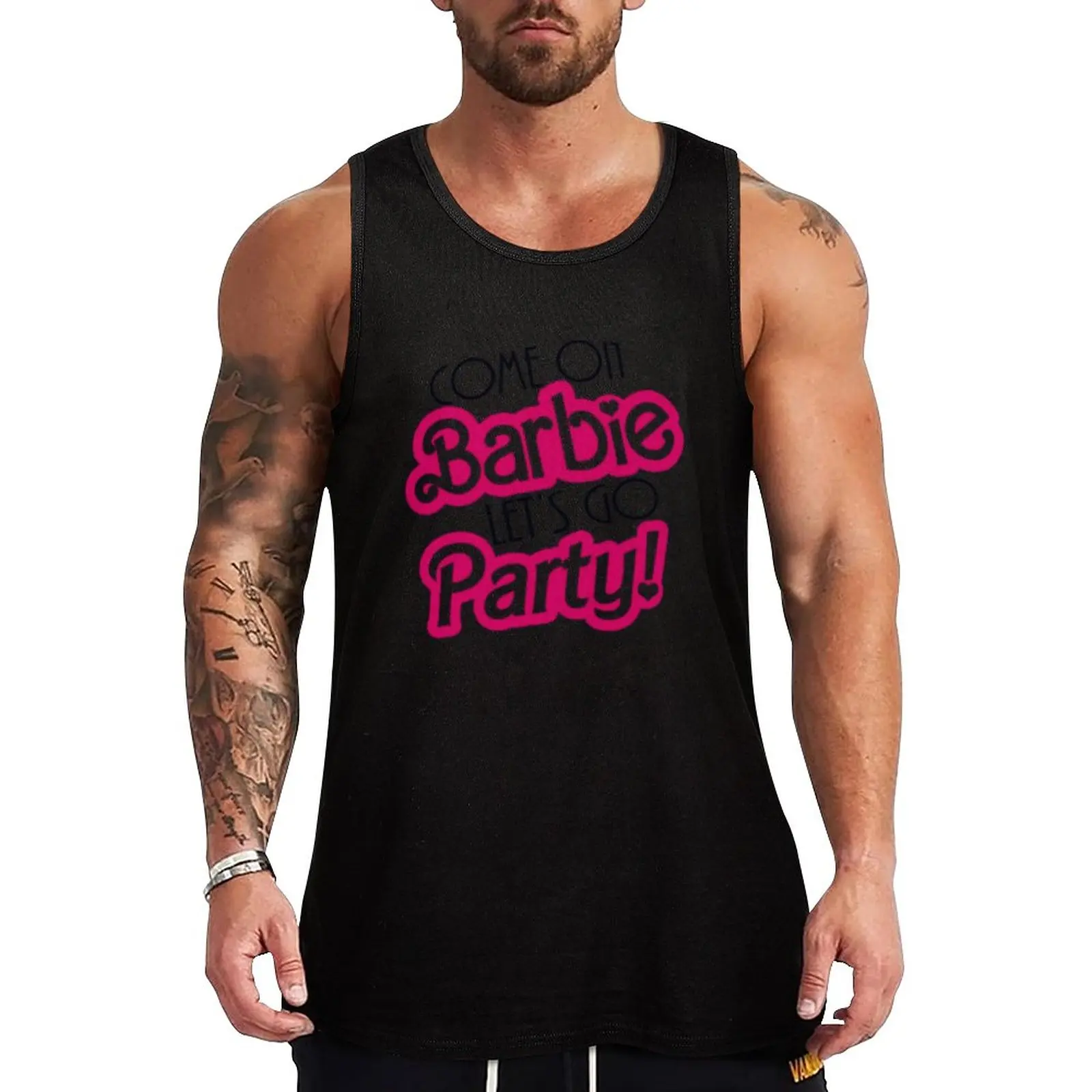 New Come On Barbi Let'S Go Party Canotta Abbigliamento Da Palestra T-Shirt Da Uomo Da Uomo