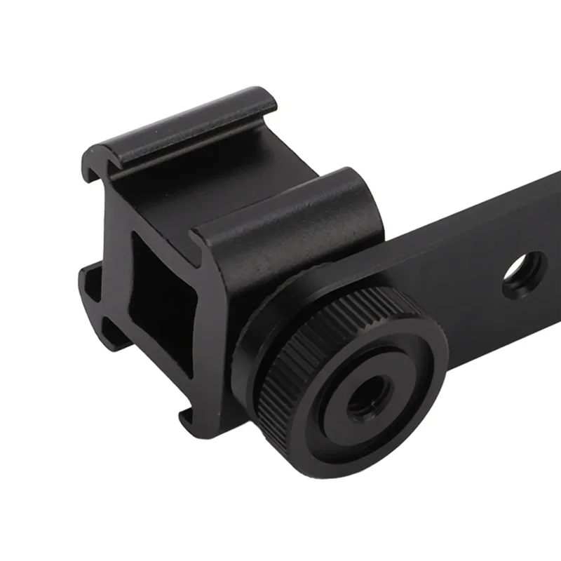 AAAEL-마이크 스탠드 마운트 어댑터 삼각대 모노포드 안정기용 마이크 핫슈 확장 브래킷