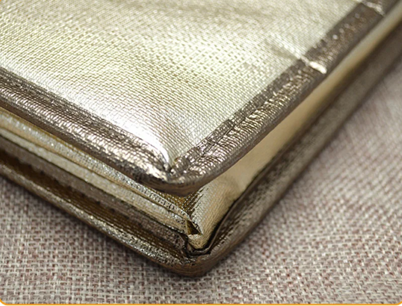 Custom Golden Thermal Insulated Cooler Bag for Cake & Chicken, Reusable Lunch Picni... - SKU TIC01428 - UGI Packaging