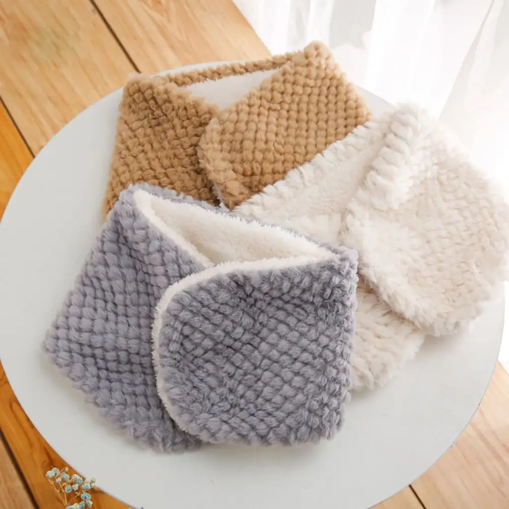 

Cold Weather Plush Neck Warmer Gaiter Winter Fleece Face Cover Cycling Running Hiking Skiing Thermal Scarf Bandana Men Women
