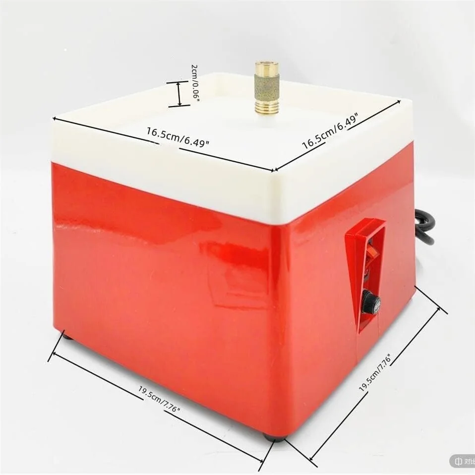 Portable Stained Glass Grinder Machine,110V 65W Glass Diamond Ceramics Art DIY Bench Grinder Tool Machine with 5PCS Bits