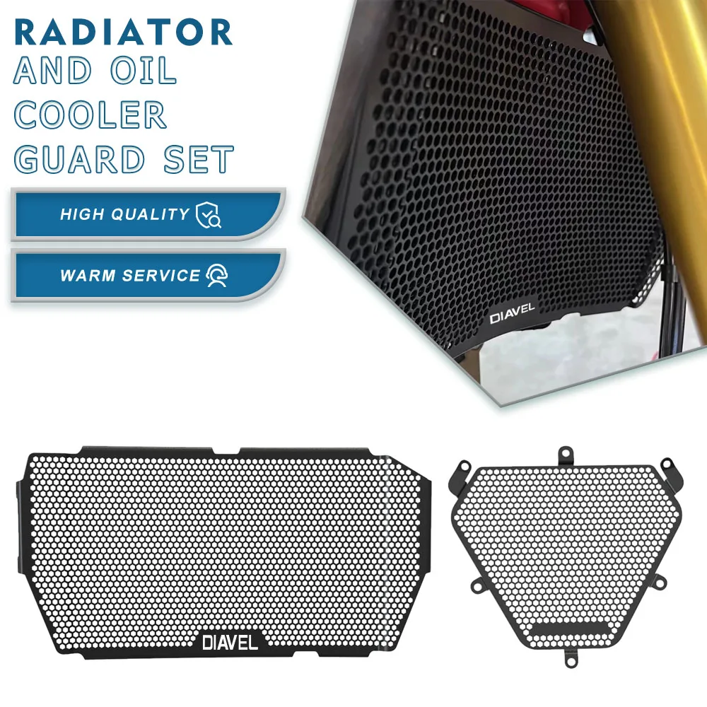 Moto Per Ducati Diavel 1260 Diavel 1260 S 2019 2020 2021 2022 Diavel 1260 S/1260 Parti Radiatore E Set Di Protezioni Radiatore Olio