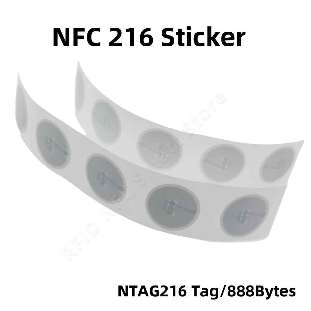 10PCS NFC Tag NTG216 Label NFC 216 Adhesive Lable Sticker RFID 13.56Mhz For Huawei Share ios13 Personal Automation Shortcuts 6