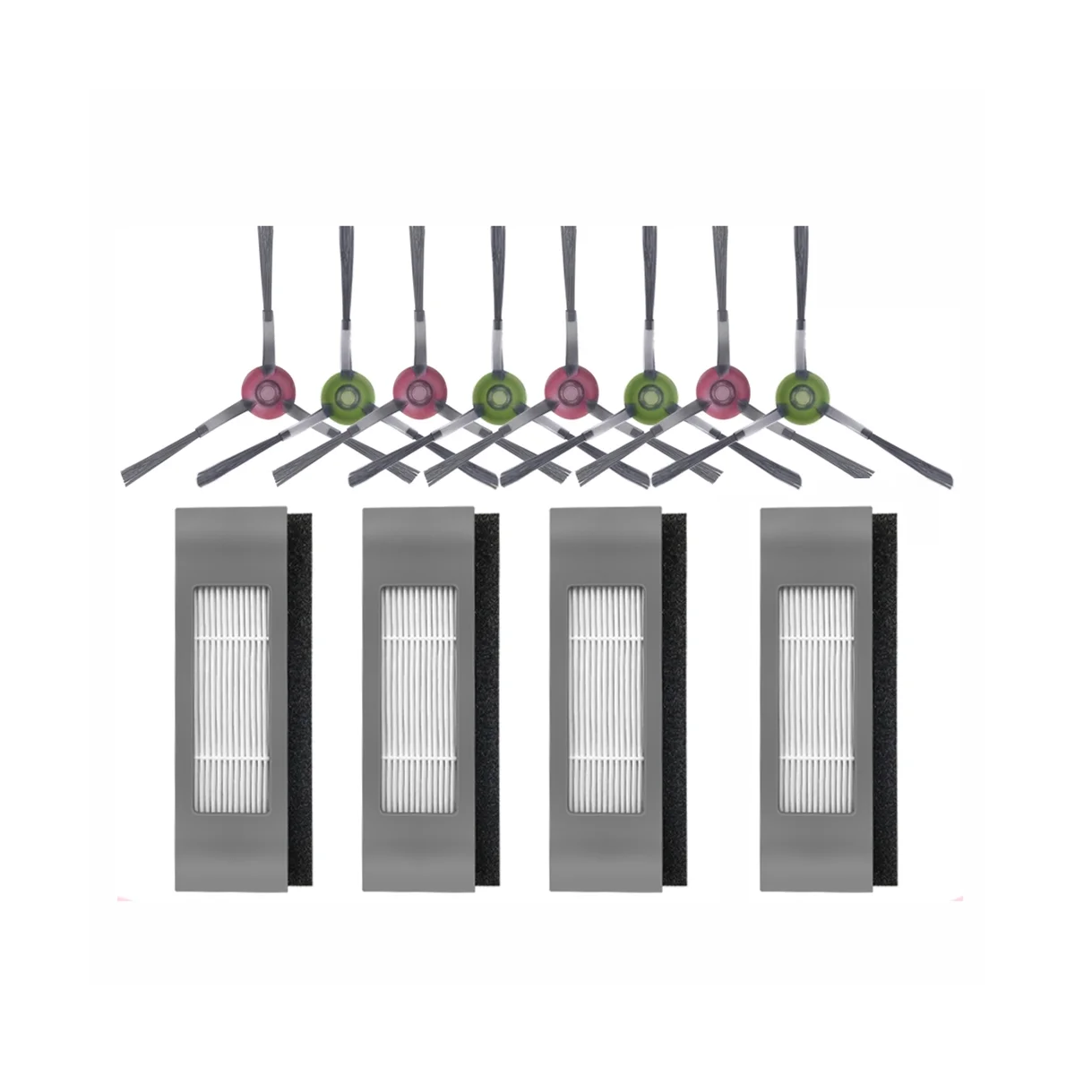 

Для Ecovacs Debot OZMO 920 / 950 / T5 / T8 AIVI Max / T9 Max Power / N7 боковая щетка Hepa фильтр комплект запасных частей