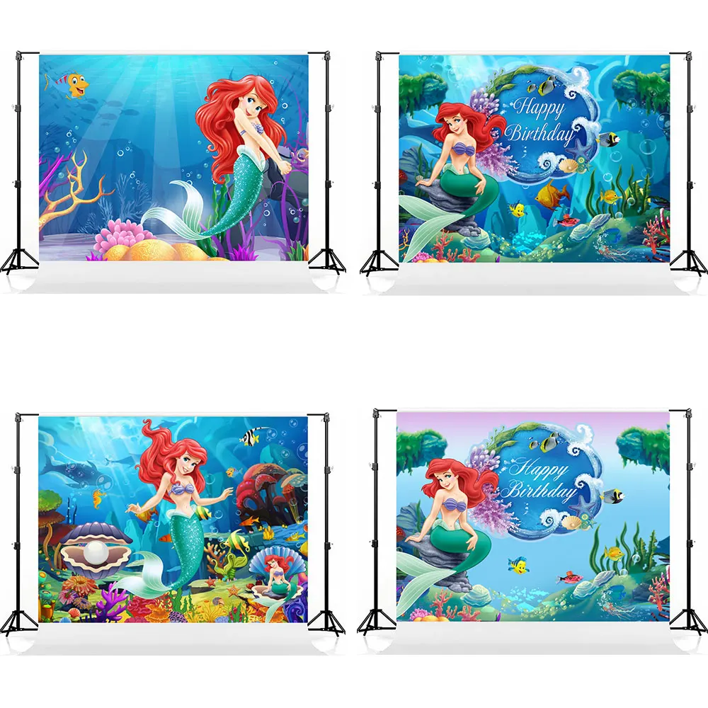 150x90cm-Deep-Blue-Sea-Submarine-Mermaid-Photography-Background-Child ...