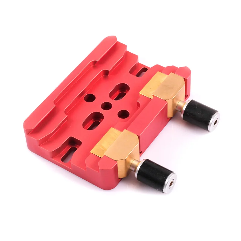 

Hercules Red Dual Modle Dovetail Saddle Mount Losmandy Vixen Platform Clamp Plate 2 Brass Screw Locking Astronomical Access B226