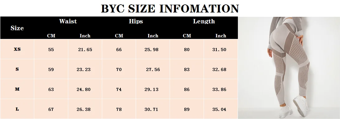 High Waist Seamless Sexy Stripes Leggings