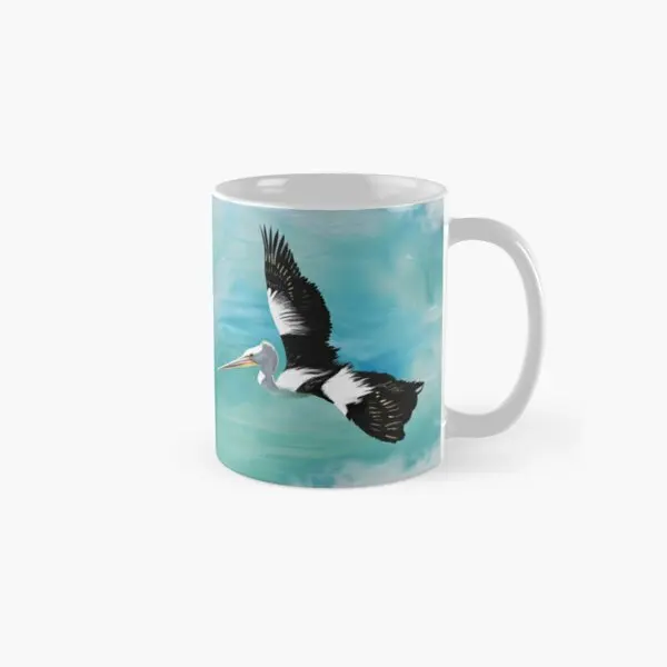 

Pelican Crossing Classic Mug Photo Coffee Simple Cup Image Gifts Handle Round Tea Drinkware Design Printed Picture