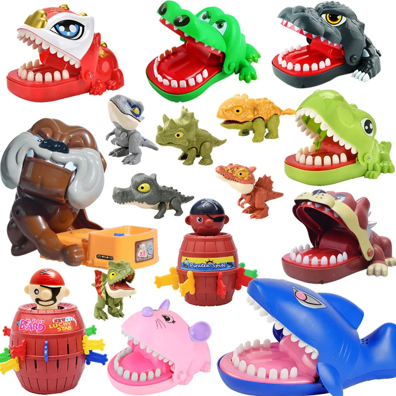 Crocodile Bite Finger Toy Electric Shark Extract Tooth Family Games Vicious Dog Biting Hand Toy Mouse Children Spoof Props crocodile toys prank toys joke toys parent child interactive toy childrens toys
