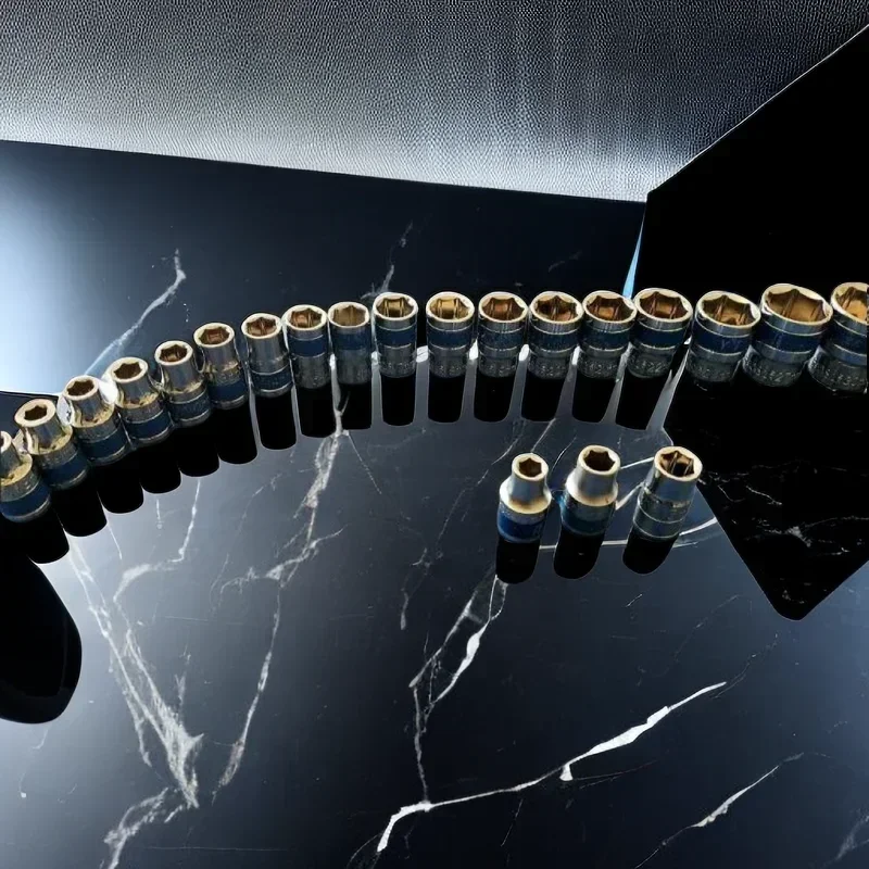 Description Picture 3 of itemCR-V Steel Anti-rust Treatment Ratchet Sockets for Nut Removal 8-36mm 1/2 Inch Blue Drive Short Hex Wrench Socket