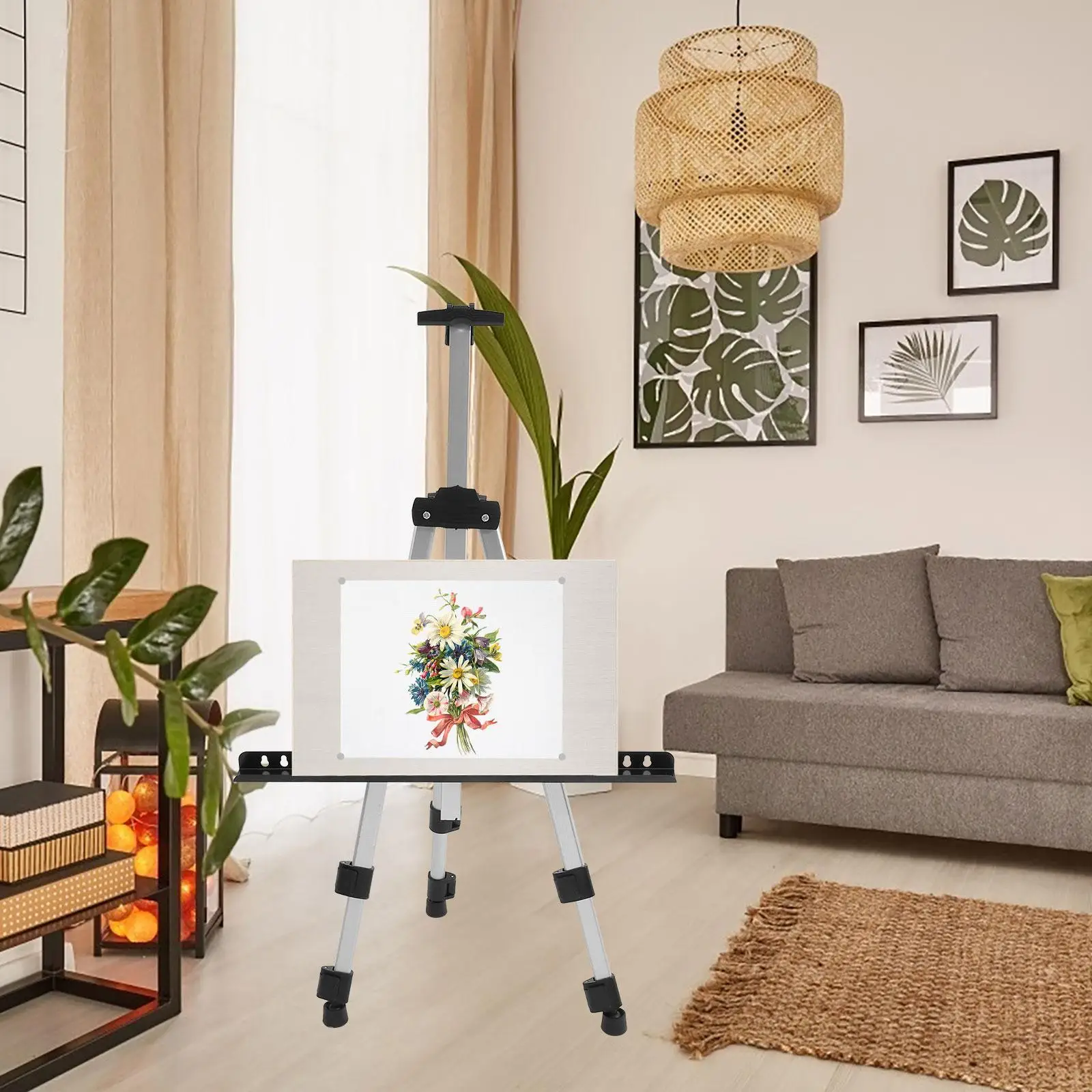 Folding Easel Adjustable Display Stand Poster Board Holder Sign Bracket Easels For Supplies Household Dry Erase Whiteboard
