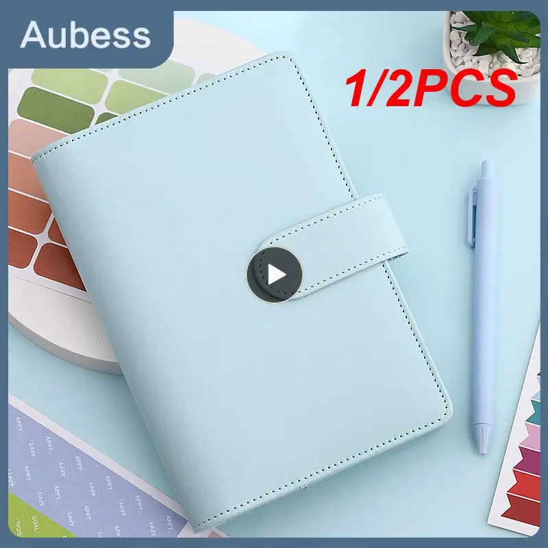 

1/2 шт., квадратные фотооткрытки из искусственной кожи