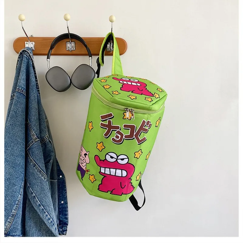 Cartoon Crayon Shin-chan Rucksack Sport Reisetasche Niedliche Keksdose Reißverschluss Schultasche Badminton-Schläger Aufbewahrungstasche Paket Geschenk – Detail 6