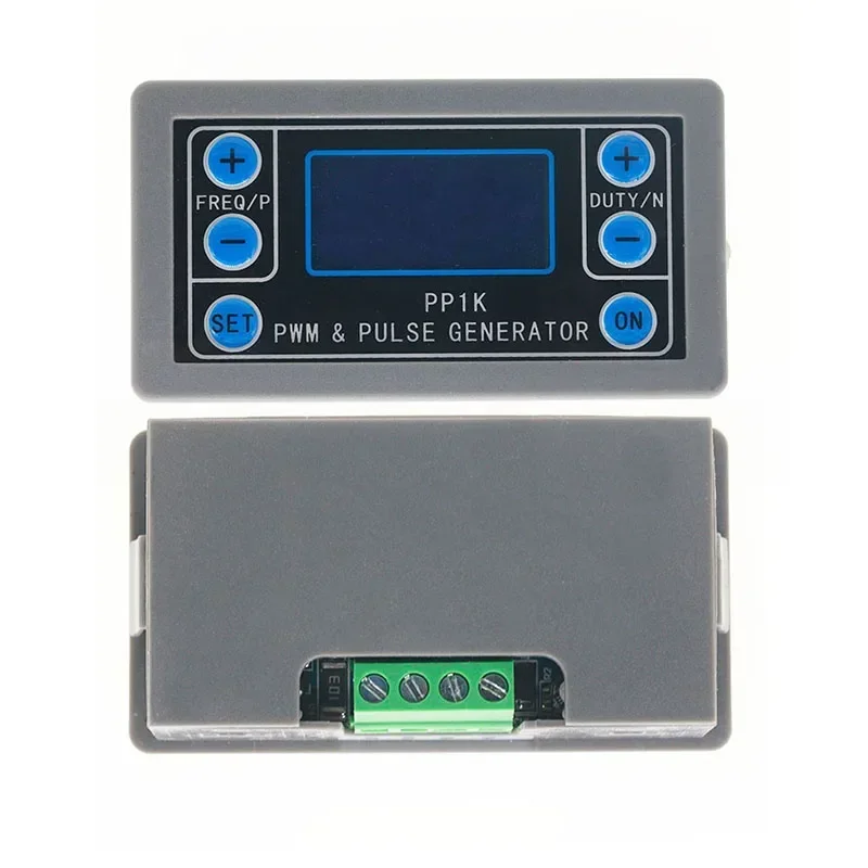 Dual Mode LCD PWM Signal Generator 1-Channel 1Hz-150KHz PWM Pulse Frequency Duty Cycle Adjustable Square Wave Generator ZK-PP1K
