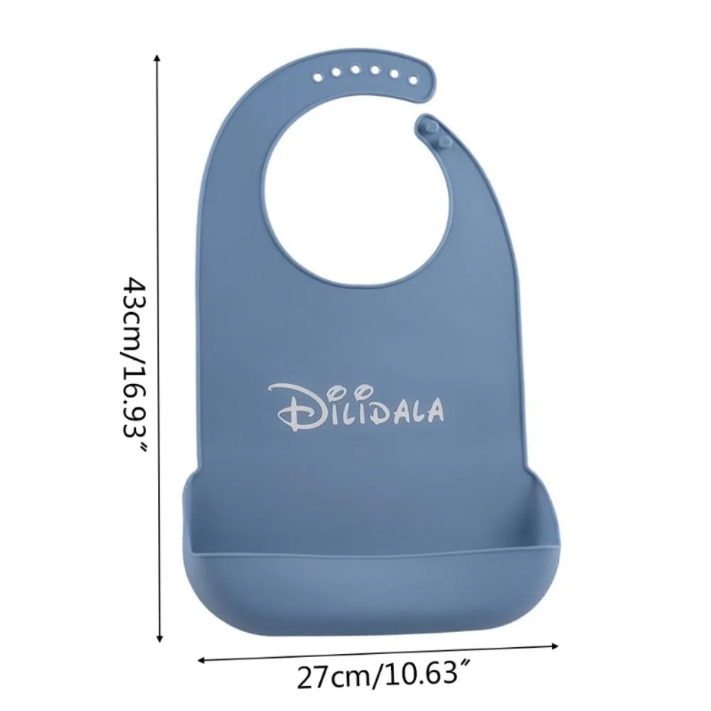 Waterproof Silicone Adult Bib for Elderly Feeding