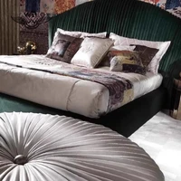 Chambre à coucher lit doux Design minimaliste esthétique pas cher concepteur Simple lit lumière luxe haute qualité bois Cama Casal meubles 4