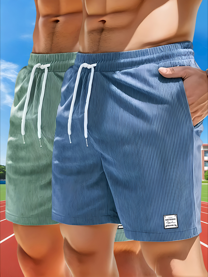 Summer New Arrival Sports Short Men New Comfortable Elastic Waist Clothing Male Breathable Short Trousers，Casual Shorts for Men