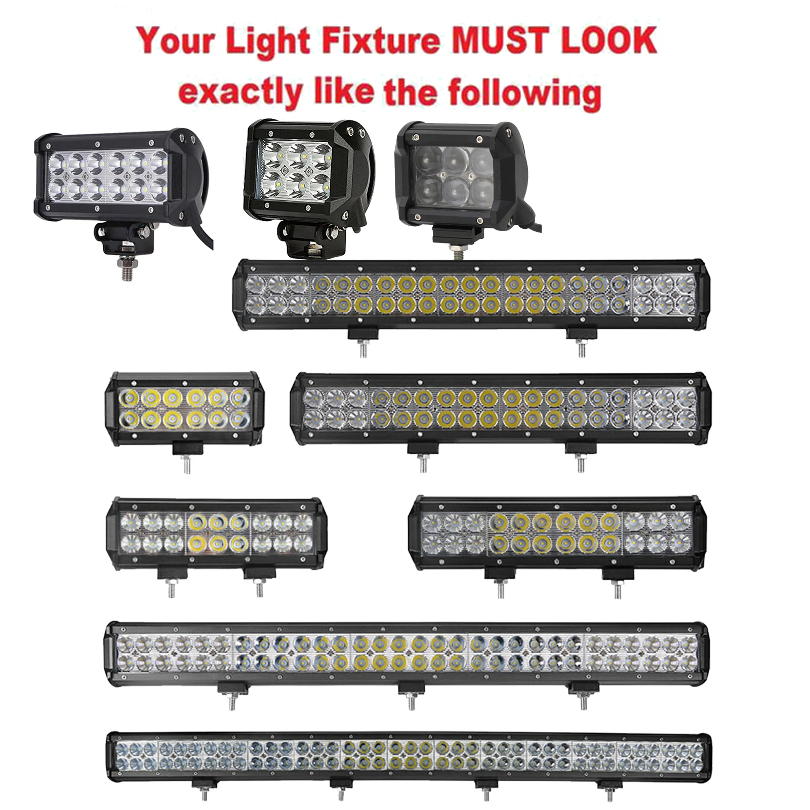 Snap on Lens Protective Cover 2PCS For 7" inch 36W Led Work Light Bar Spot Flood ATV SUV