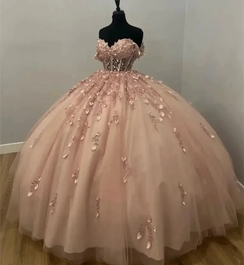 

Angelsbridep Blush Tulle Ball Gown Quinceanera Dresses Meninas De 15 Anos Porno Lace Ballkleid Vestidos De Debutante Party Gowns