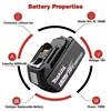 Makita Latest Upgraded BL1860 Rechargeable Battery 18 V 6.0A Lithium for Makita 18V Battery BL1840 BL1850 BL1830 BL1860B LXT 400 4