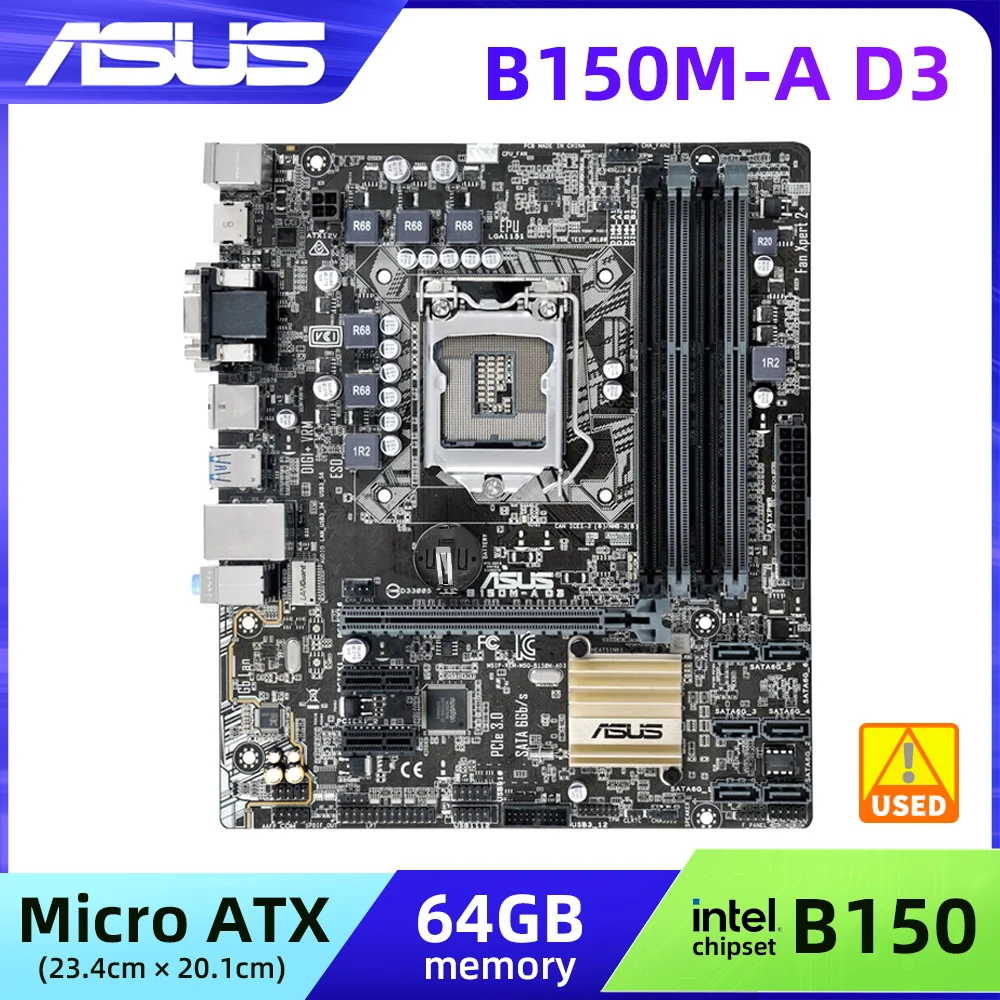 Asus B150m C Sockel 1151 Matx B150 Página inicial da loja Produtos Avaliação