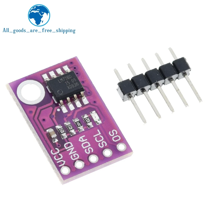 TZT 1/3PCS LM75 LM75A Temperatursensormodul für Arduino